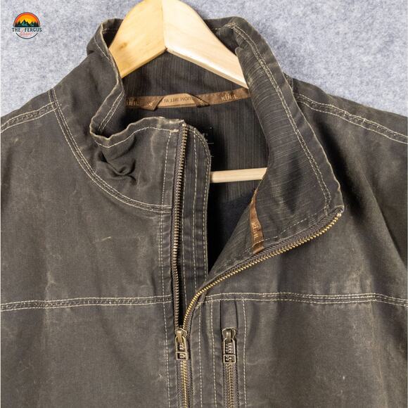 KUHL Patina Green Vest Born In The Mountains Hiking Gorpcore Outdoor Men's 2XL - Picture 9 of 16